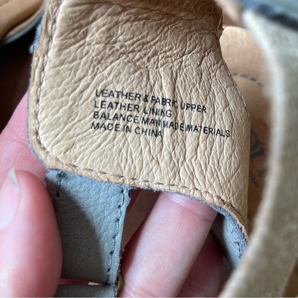 Born | Breck Leather Canvas Gladiator Ballet Sandal - Picture 9 of 10